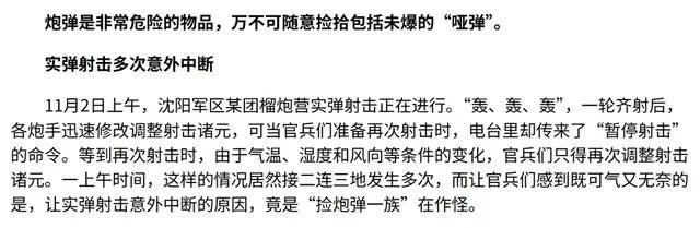 解放军报警！有人拾取3吨多炮弹残片卖钱，甚至有完整弹头？