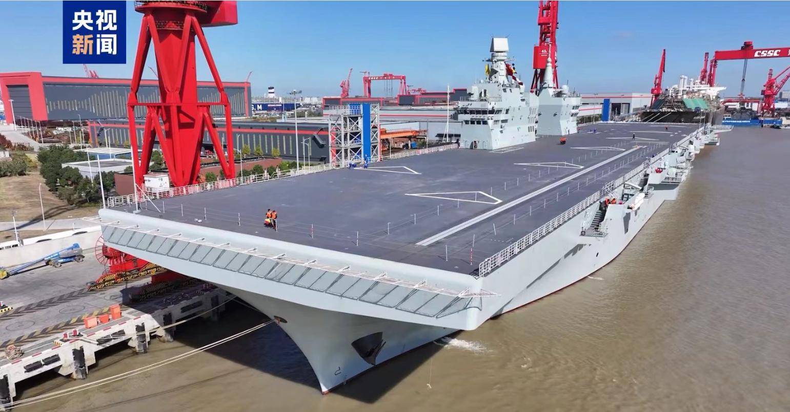 突发！四川舰海试，中国航母也要下饺子，造4万吨巨舰如同造香肠