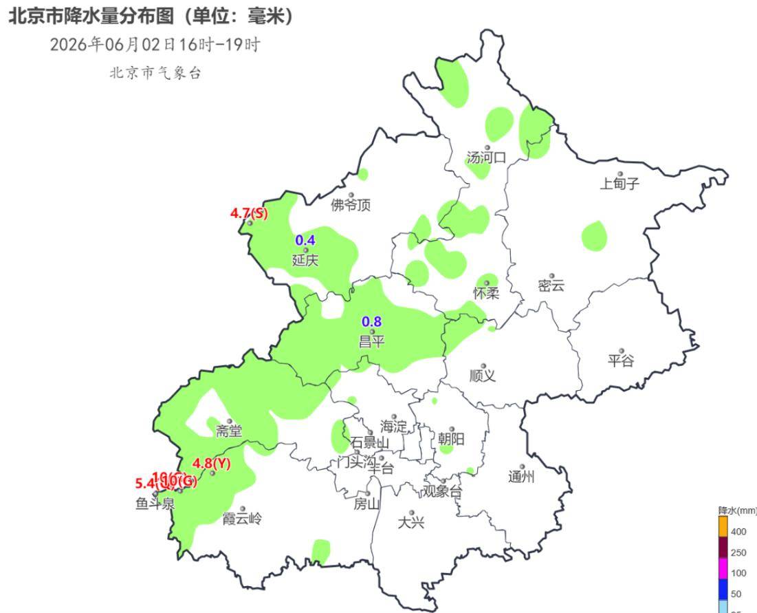 最新：门头沟现10级阵风，昌平落下2厘米冰雹！